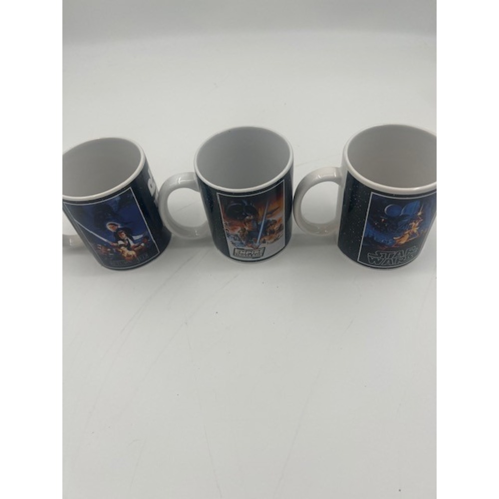 Vintage Star Wars Galerie Coffee Mug Set of 3 - Original Trilogy Movie Posters‎